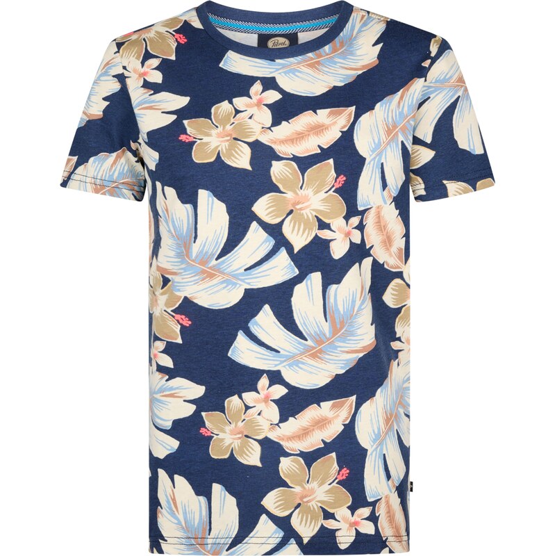 Petrol Industries Tričko Fisherway modrá / zmiešané farby 63219644