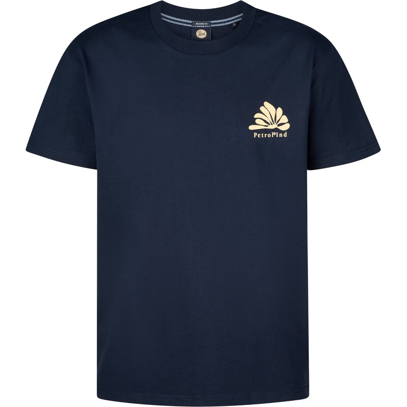 Petrol Industries Tričko modrá / žltá 63219658