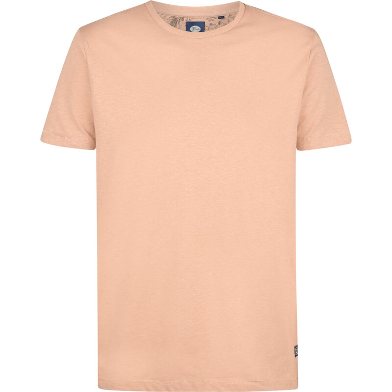 Petrol Industries Tričko Waveviewcrest pastelovo oranžová 63219666