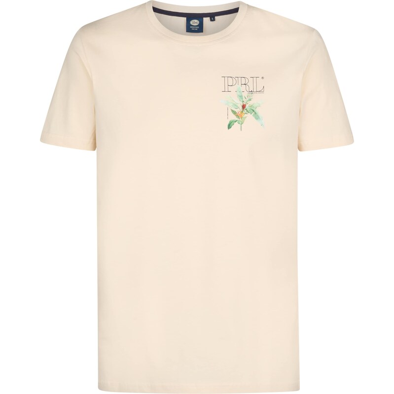 Petrol Industries Tričko béžová / zmiešané farby 63219673