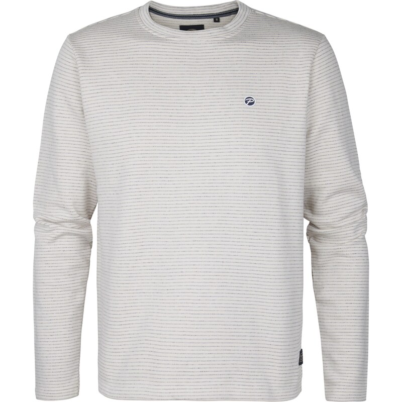 Petrol Industries Mikina Bluewave námornícka modrá / biela 63219679