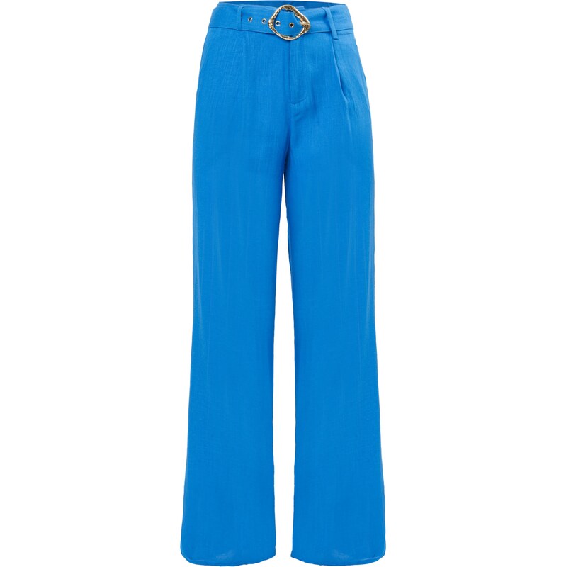 Influencer Nohavice s pukmi modrá 63219907