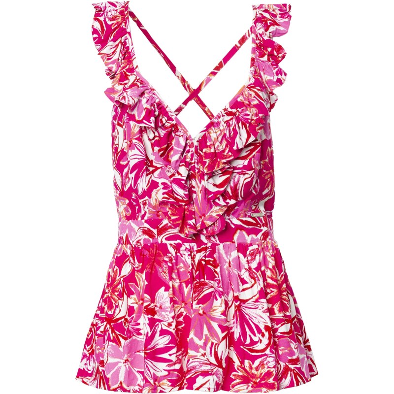 Influencer Top ružová / purpurová / biela 63219928