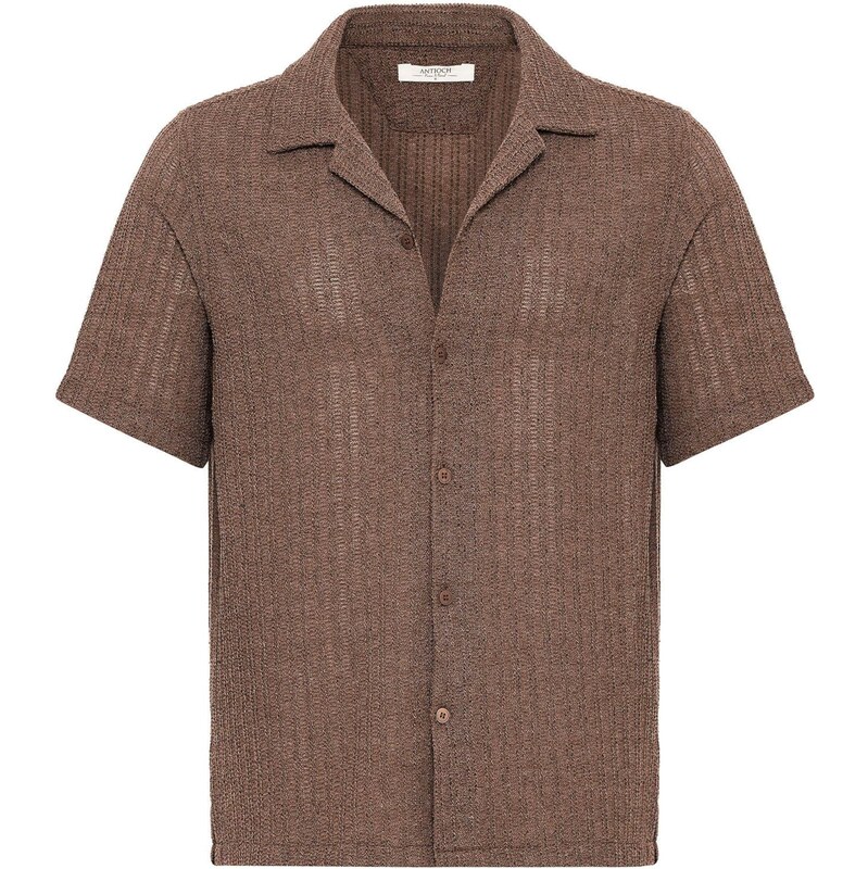 Antioch Košeľa hnedá 63219834