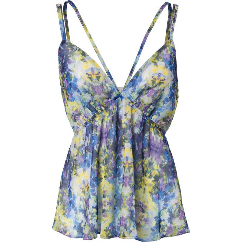 Influencer Top modrá / žltá / zelená / fialová 63219984