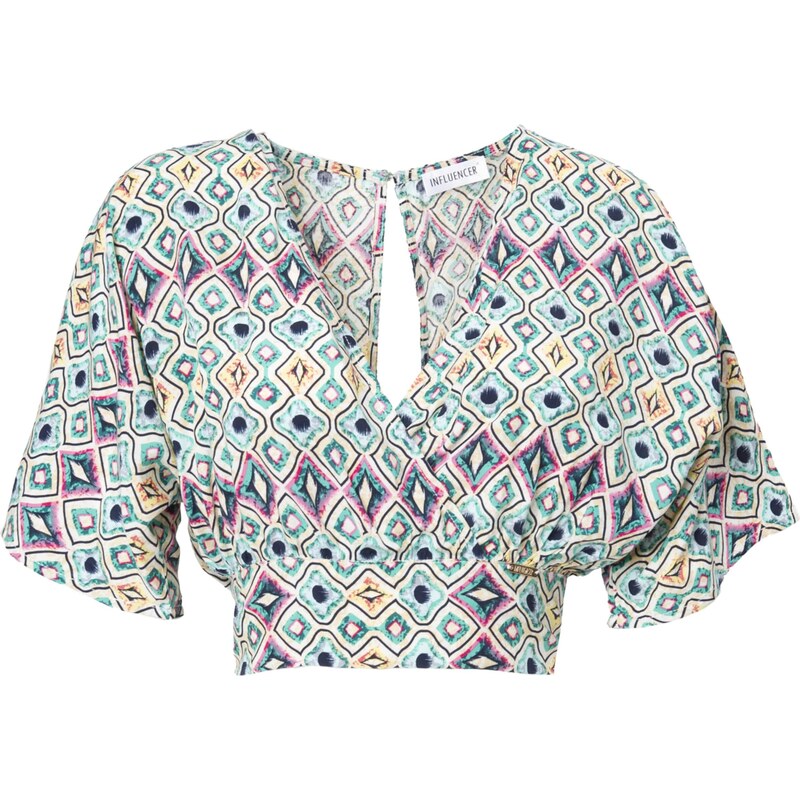 Influencer Blúzka žltá / mätová / ružová / čierna 63219985