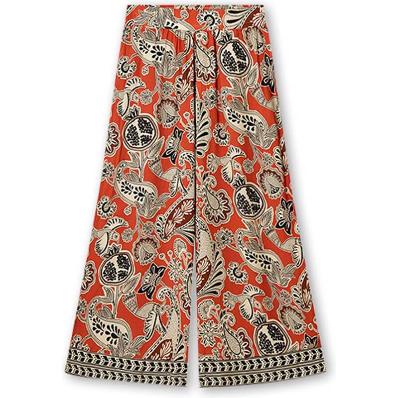 Gisela Pyžamové nohavice oranžová / čierna 63220567