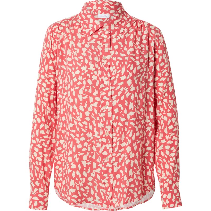 SEIDENSTICKER Blúzka Schwarze Rose malinová / biela 63221465