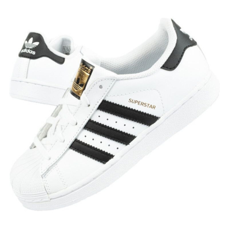 Detská športová obuv Superstar W BA8378 White with black - Adidas 63216379