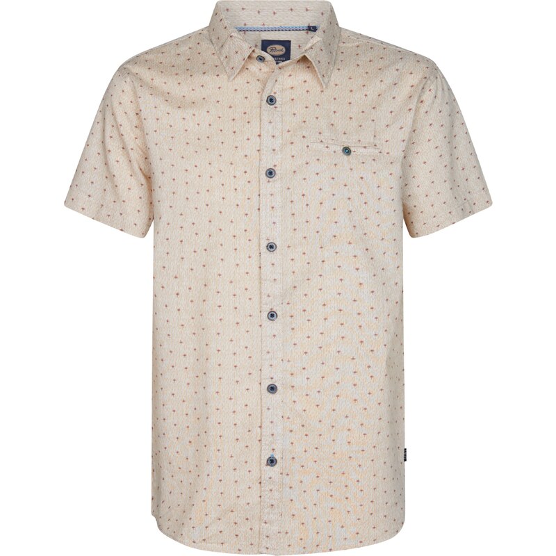 Petrol Industries Košeľa Starview béžová melírovaná 63219645