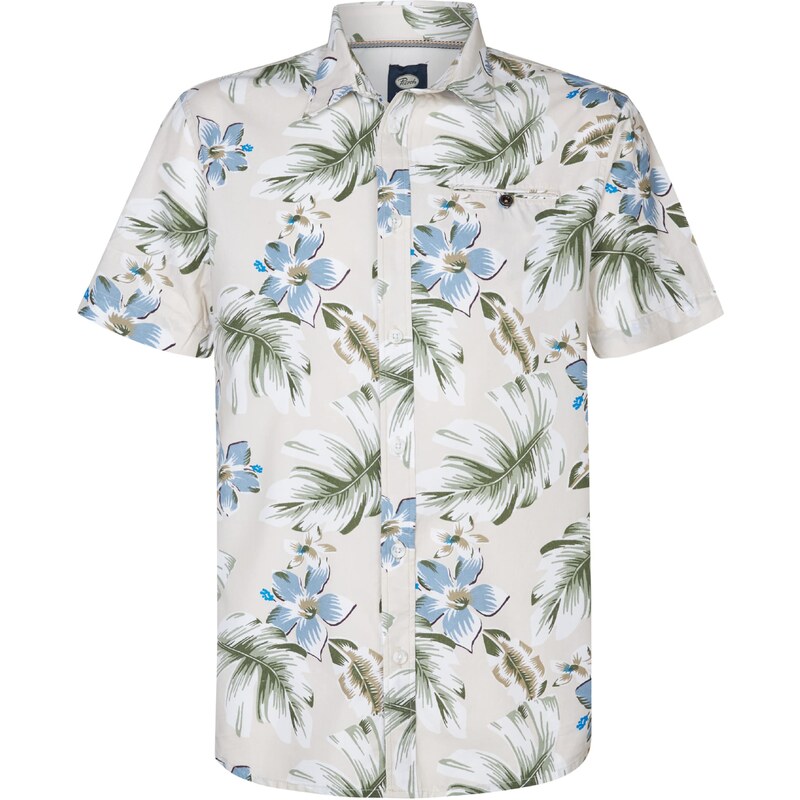 Petrol Industries Košeľa Conchline zmiešané farby / biela 63219675