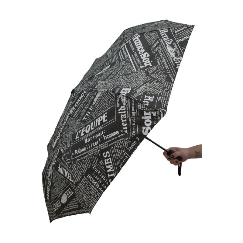 JOHN-C Čierny dáždnik LISA 63226070