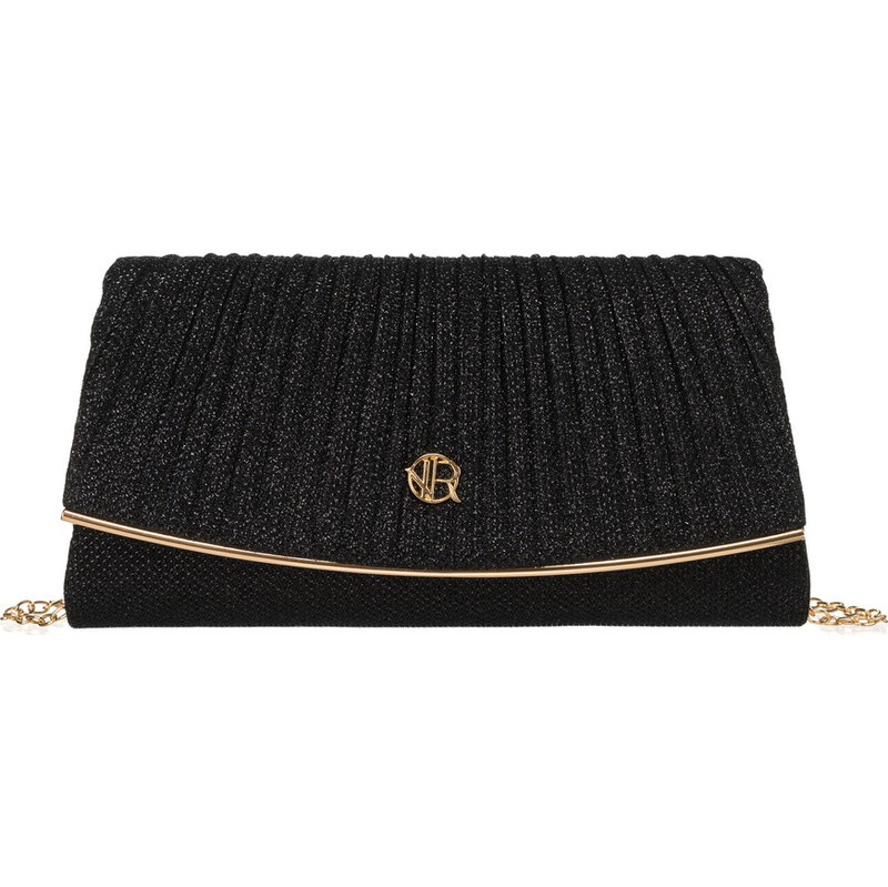 Rovicky Čierna lesklá dámska listová kabelka R-XS027 63233240