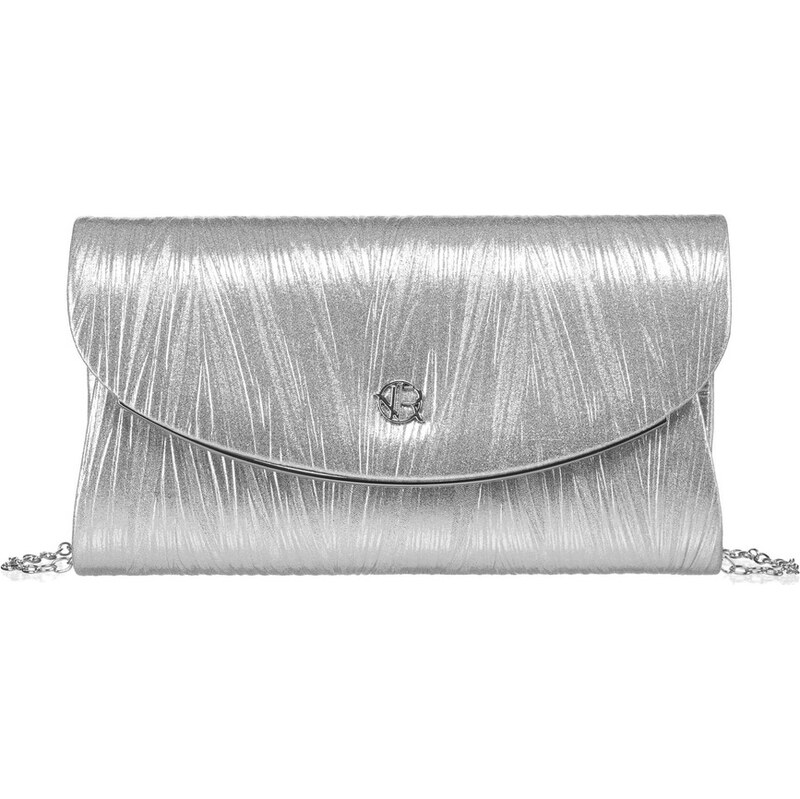 Rovicky Strieborná dámska listová kabelka s unikátnou textúrou R-XS025 63233242