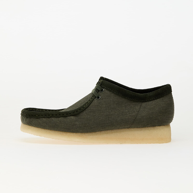 Clarks Originals Wallabee Forest Green Canvas 63234049