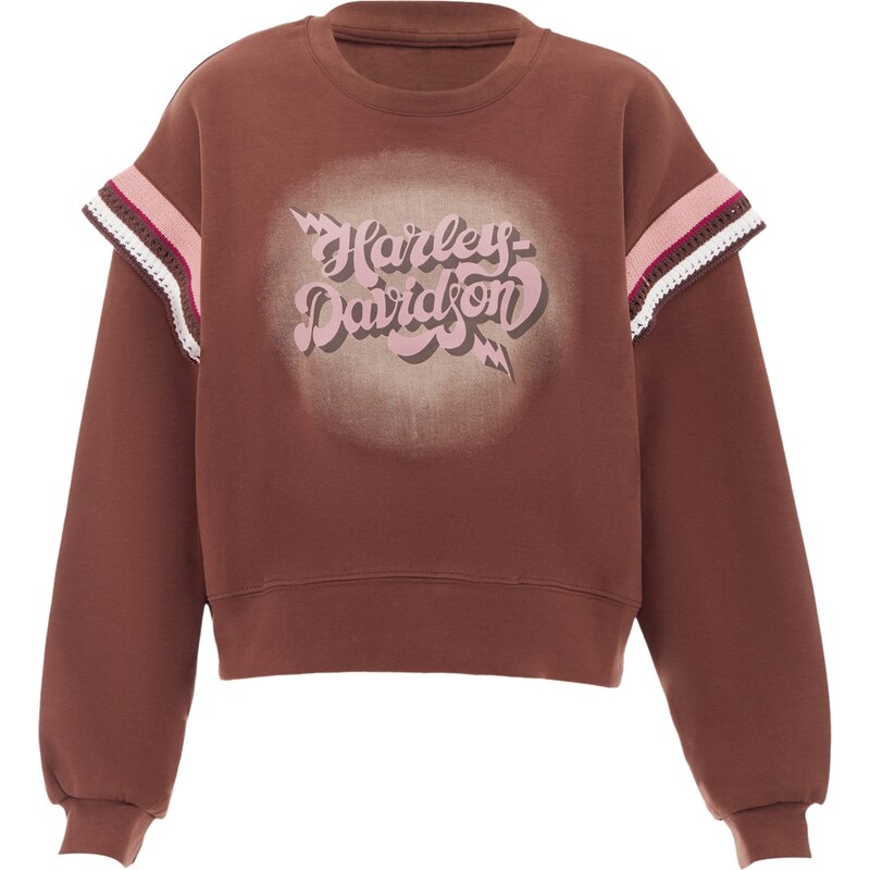 HOMEBASE Mikina hnedá / ružová / biela 63253231