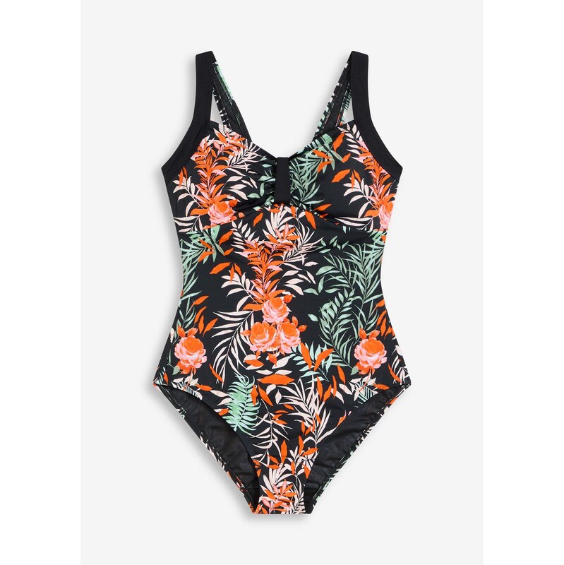 bonprix Sťahovacie plavky, stredný modelujúci efekt, farba čierna 63234365