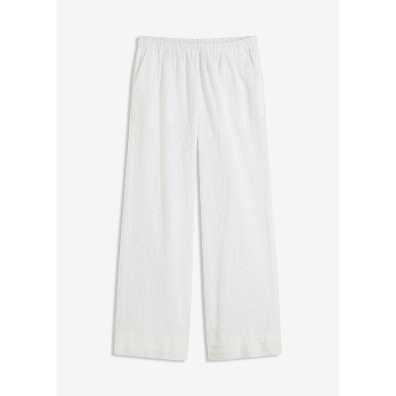 bonprix Nohavice Marlene, farba biela 63234459