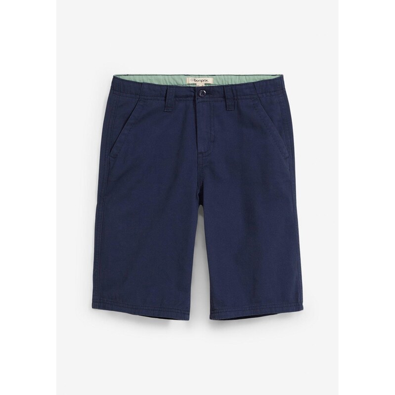 bonprix Chino bermudy, Regular Fit, farba modrá 63234587