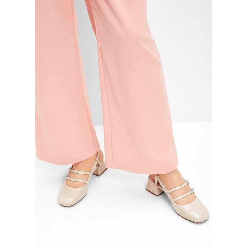 bonprix Lodičky Sling, farba béžová 63234783