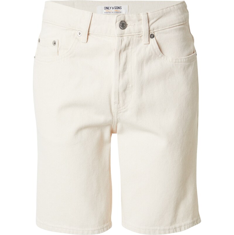 Only & Sons Džínsy ONSEdge biely denim 63240796