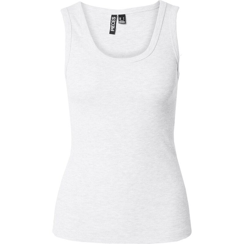 PIECES Top PCMay svetlosivá 63241102