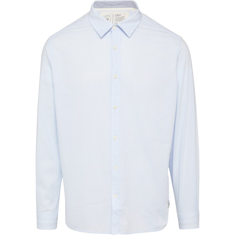 s.Oliver Košeľa nebesky modrá / biela 63444584