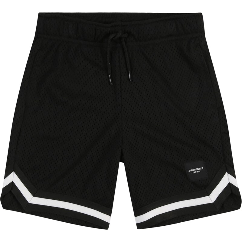 Jack & Jones Junior Nohavice JPSTKarl čierna / biela 63241036