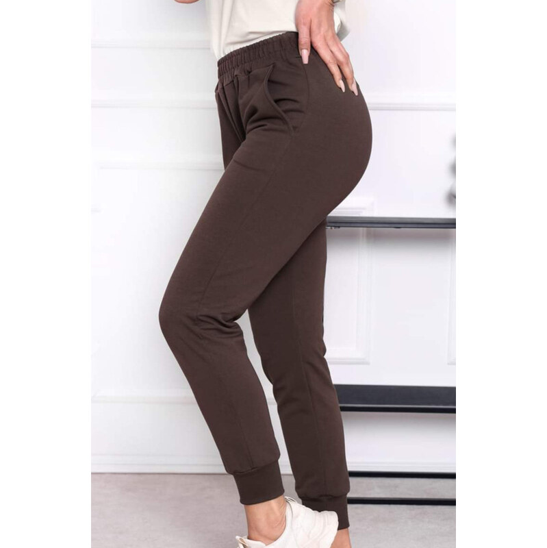 Dámske teplákové nohavice OFF PINK 63237369