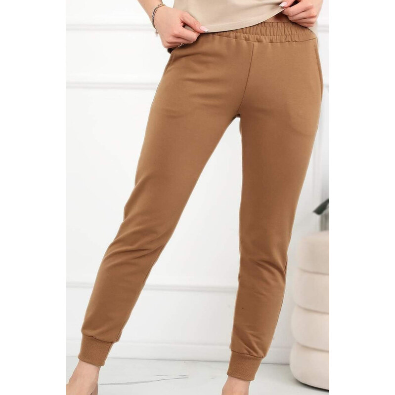 Dámske teplákové nohavice OFF PINK 63237370