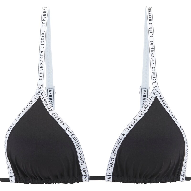 Copenhagen Studios Bikinový top čierna / biela 63240570