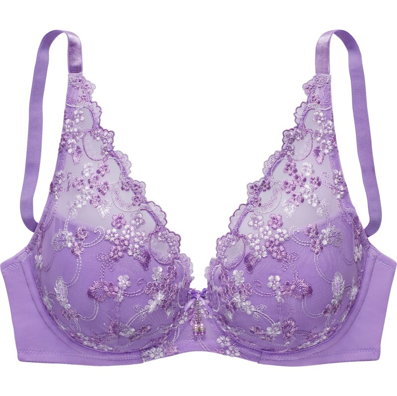 LASCANA Podprsenka zelená / svetlofialová / biela 63240757