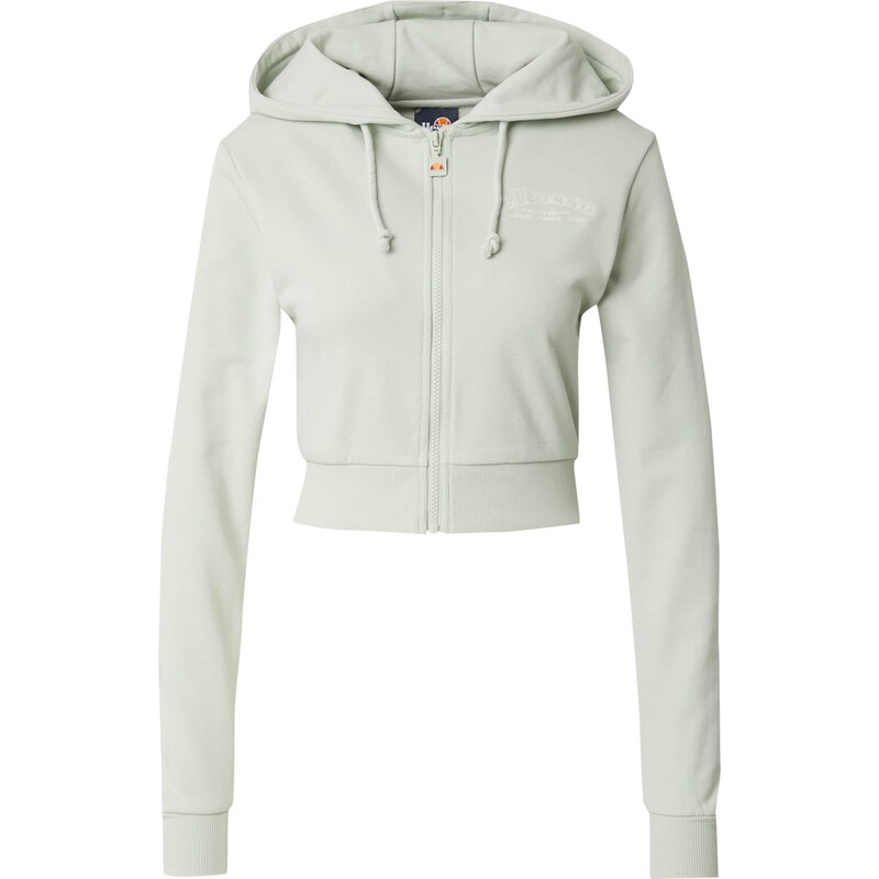 ELLESSE Tepláková bunda ZERMATT pastelovo zelená / biela 65877409