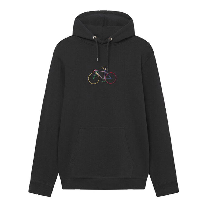 Dedicated Hoodie Falun Paper Cut Bike Black 65402878