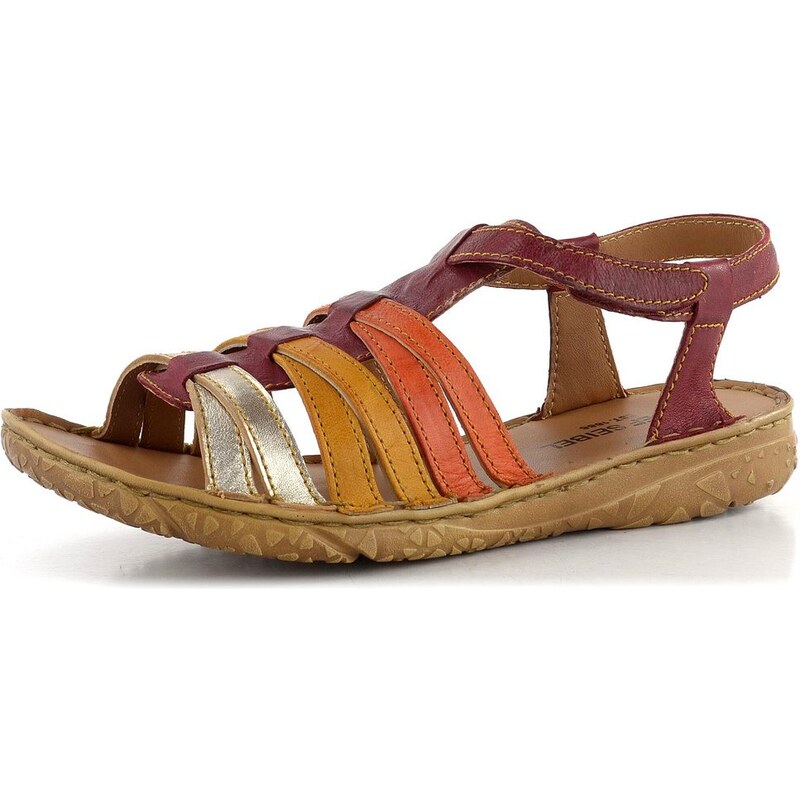 E-shop Josef Seibel pásikové sandále rot-multi 74102159