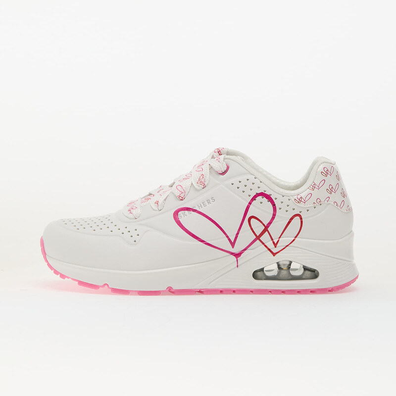 Skechers Uno - Twin Hearts White/ Pink 63251148