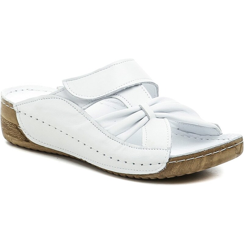 Urban Ladies 439-25 bílé dámské letní nazouváky 63251541