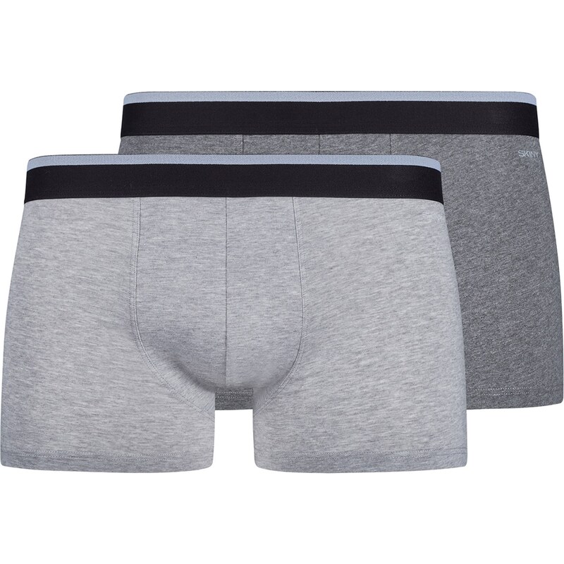 Skiny Boxerky sivá / antracitová 63253542