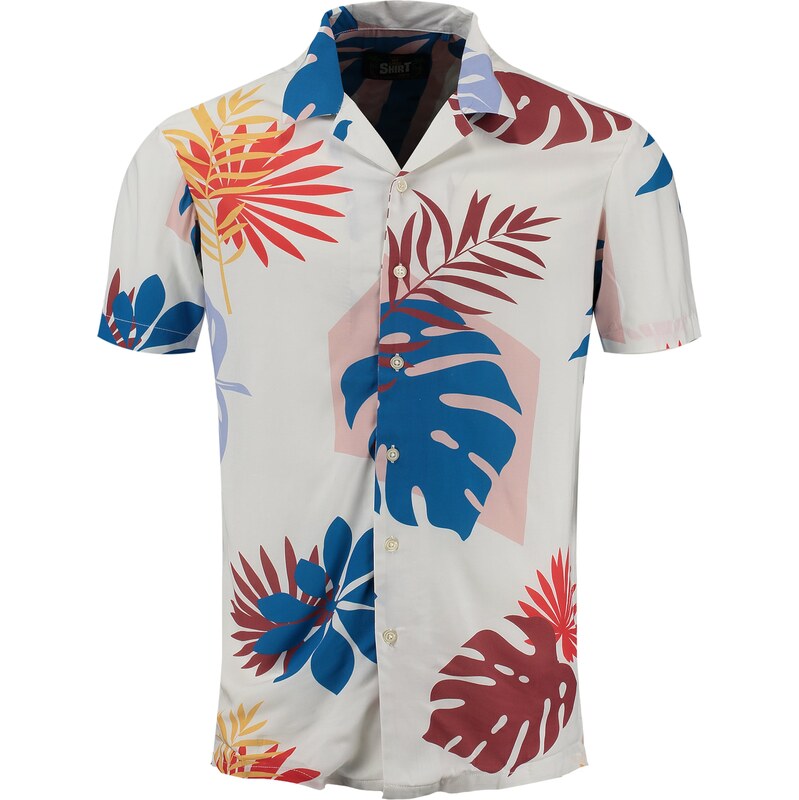 Key Largo Košeľa Splash zafírová / zlatá žltá / grenadínová / biela 63253684