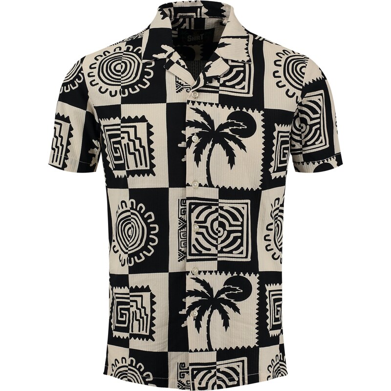 Key Largo Košeľa béžová / čierna 63253686