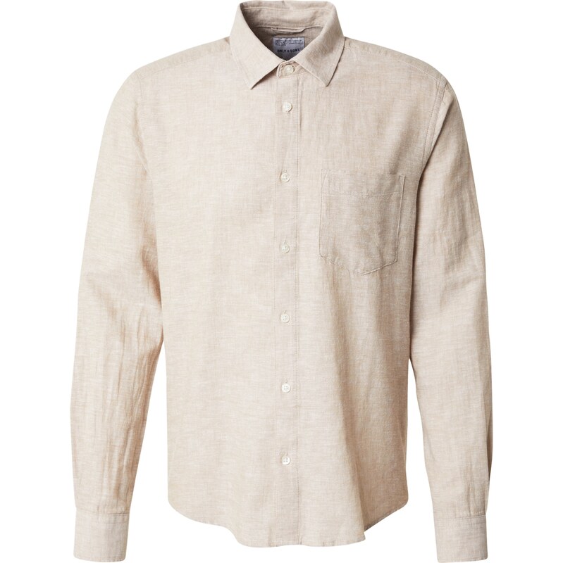 Only & Sons Košeľa ONSCaiden béžová 63254443