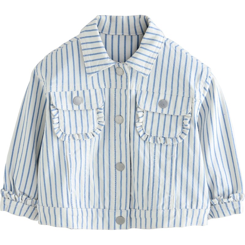 Next Prechodná bunda modrá / biela 63254520