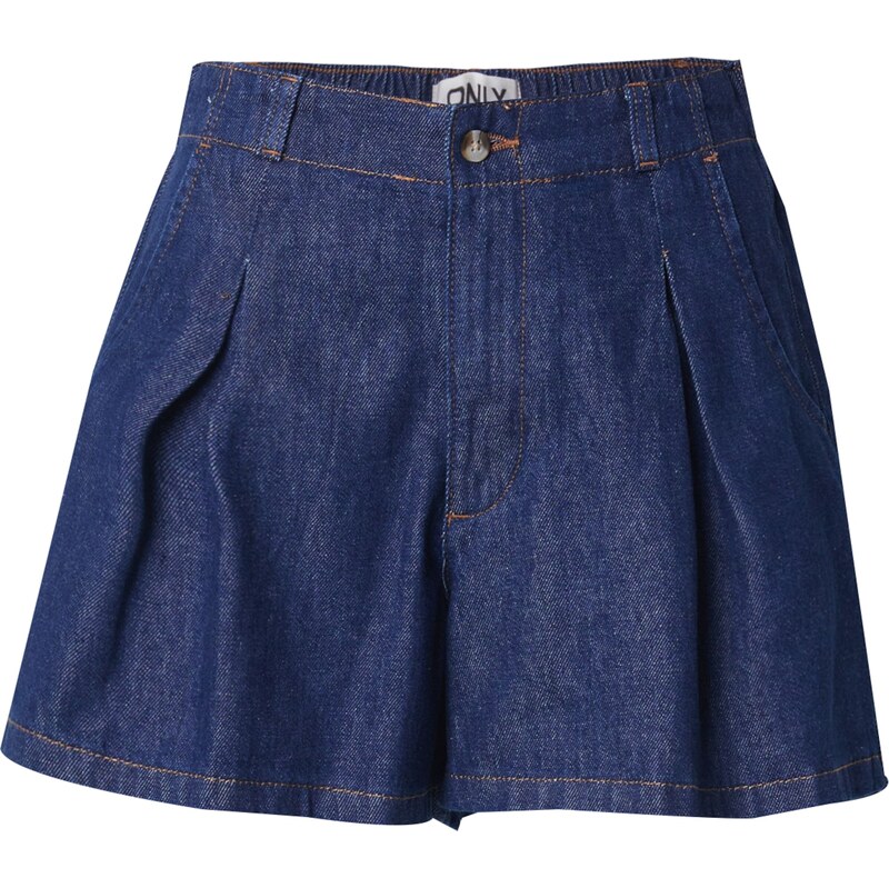 ONLY Plisované rifle ONLELLIS tmavomodrá 63255099