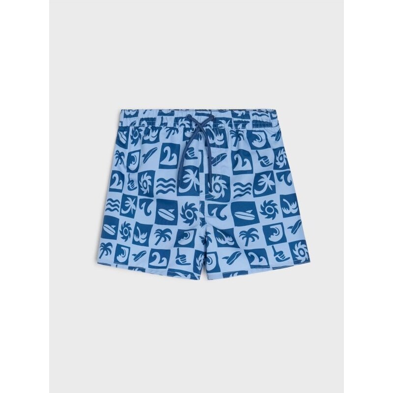 Sinsay - Plavkové šortky - svetlomodrá 65743729