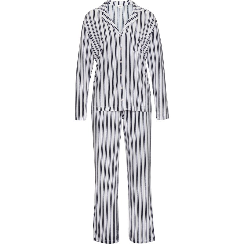 s.Oliver Pyžamo námornícka modrá / čierna / biela 63253847