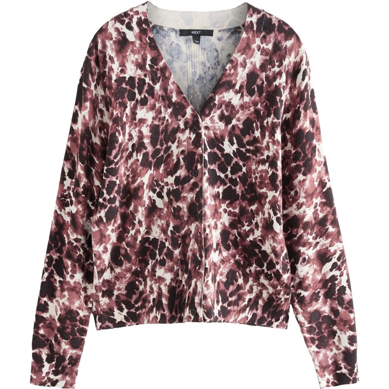 Next Kardigán červená / biela 63254518