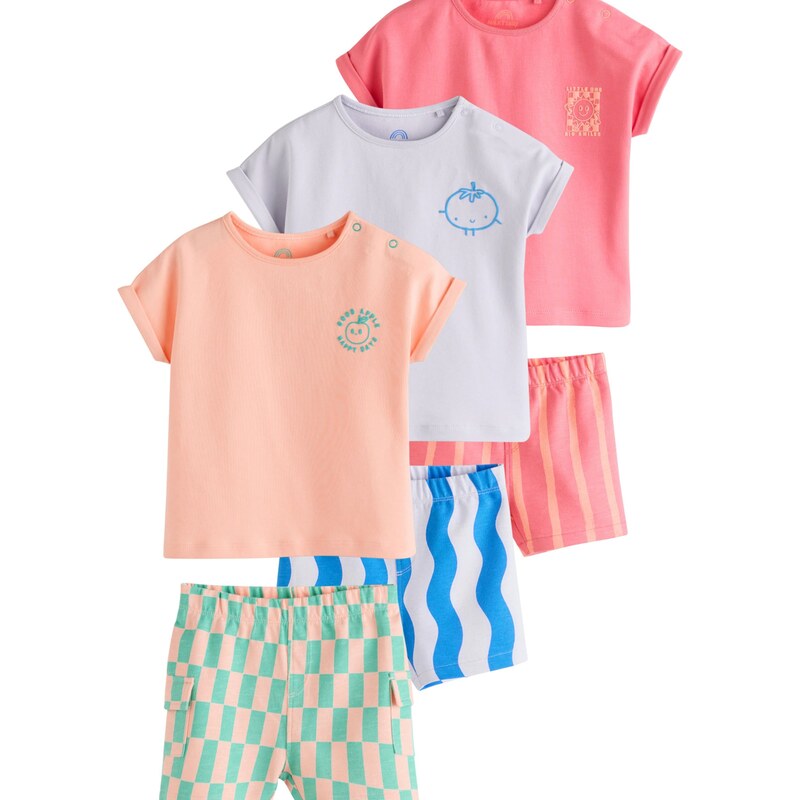 Next Set modrá / zelená / oranžová / biela 63254276