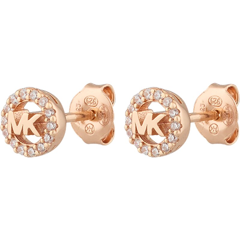 MICHAEL Michael Kors Náušnice ružové zlato / priehľadná 63255030