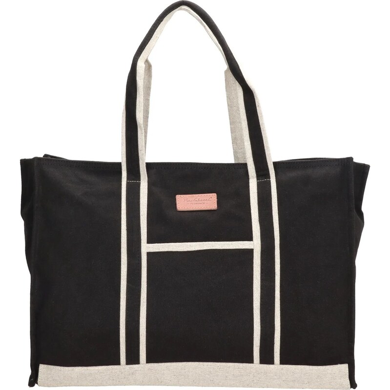 PE-Florence Čierna plážová taška s dlhými rukoväťami Luelle 63260333