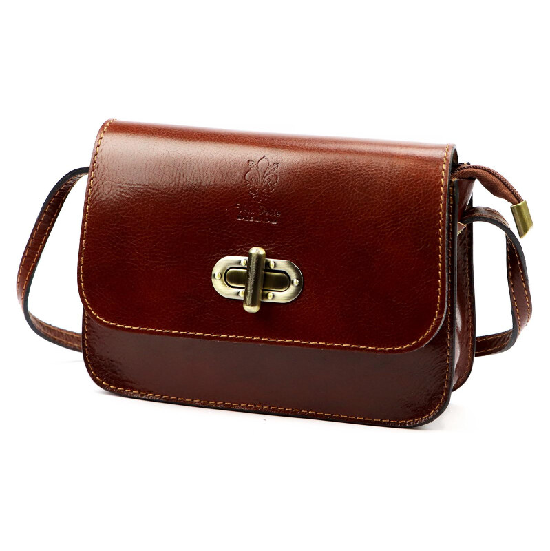 Kožená kabelka Florence hnedá KZ57379 63260906